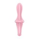 Vibromasseur anal gonflant connecté rose USB Air Pump Booty 5 Satisfyer - CC597803