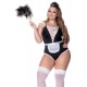 Costume de femme de ménage sexy, grande taille - MAL6414XCOS