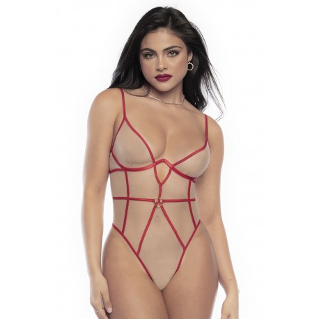 Body String chair et rouge - MAL8817RED