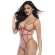 Body String chair et rouge - MAL8817RED