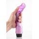 Vibromasseur 20 cm Jelly violet avec Picots - YOJ-027PU