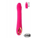 TWIST Rose, Vibromasseur va-et-vient USB en silicone médical, doté de 18 modes de stimulation - BQ586PNK