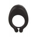 OCTAVE, Cockring Noir dans un silicone médical doux avec 1 mode de vibration - COR035BLK