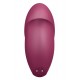 Vibromasseur à poser, stimulateur clitoridien rouge Tap Climax 1 Satisfyer - CC597858