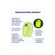 Stimulateur de clitoris fluorescent vibration et air pulsé USB vert Glowing Ghost Satisfyer - CC597852