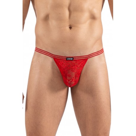 String en dentelle rouge All Square - LM2499-03RED