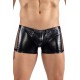 Boxer noir Black Desire en simili cuir - LM2401-67BLK