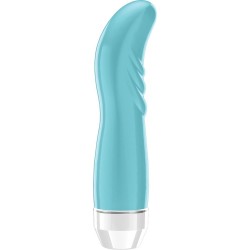 Vibromasseur avec strie turquoise point G multivitesse - LOV005TUR