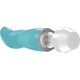 Vibromasseur avec strie turquoise point G multivitesse - LOV005TUR