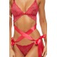 Ensemble 2 pièces dentelle rouge - REN53041-RED