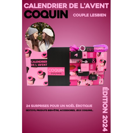 Calendrier de l'avent 2024 - ÉDITION COUPLE LESBIEN