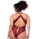 Body grande taille couleur framboise - MAL8875XROSW